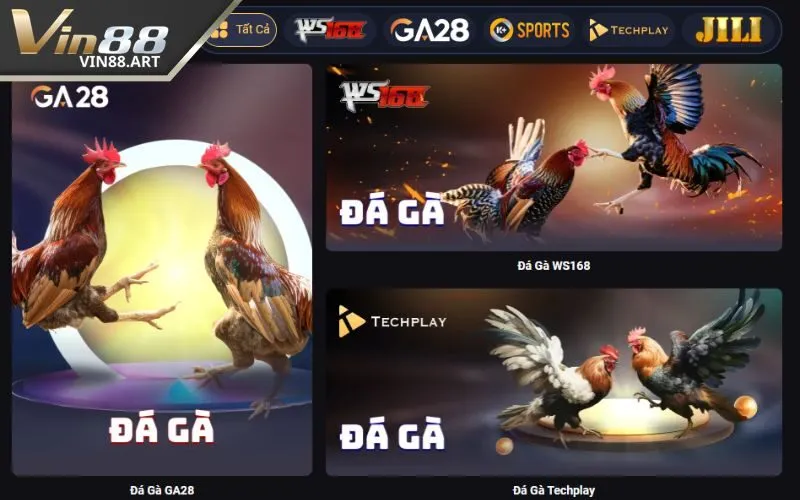 Đá gà trực tuyến Vin88 – Đấu trường gà đỉnh cao Thomo